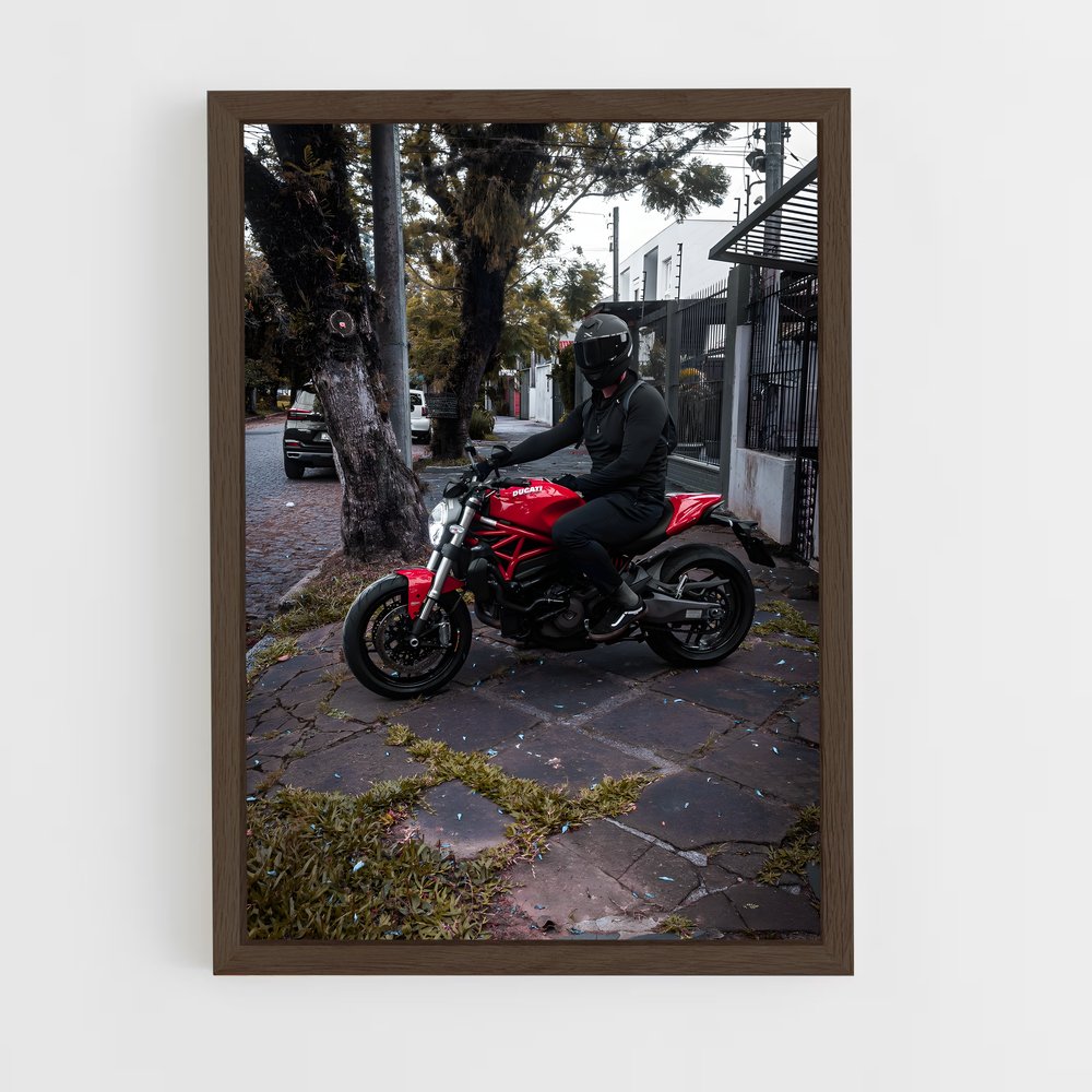 Poster Monstre Éblouissant – affiche Ducati (vue 5)